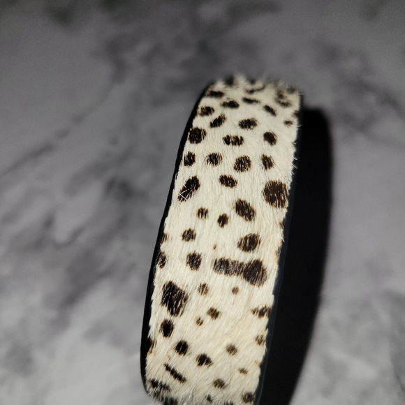 Fossil Faux Animal print cuff bracelet - Picture 3 of 3